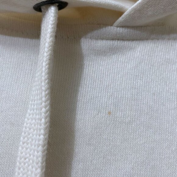 Vintage Havana Hoodie Lace up Back Crop Sweatshirt Cream Long Branch NJ - Picture 10 of 10